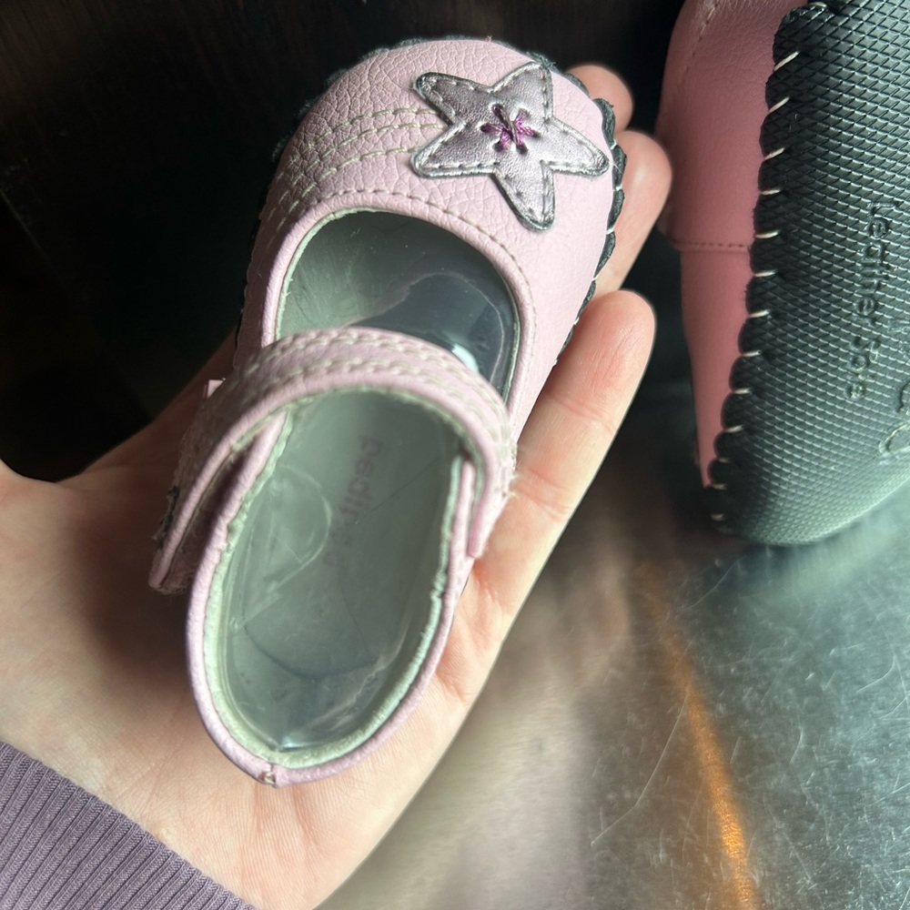 Pediped Grip ‘N’ Go Starlite Pink Infant/Baby Shoe